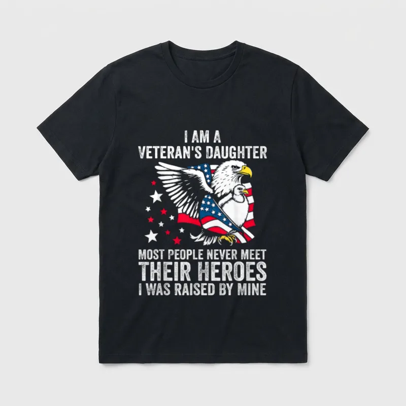 Veteran's Daughter Hero T-Shirt – Classic T-Shirt in Black