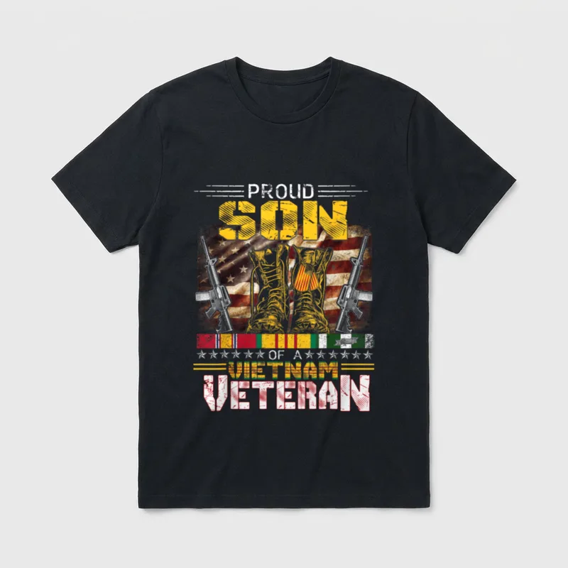 Vietnam Vet Family T-Shirt – Classic T-Shirt in Black