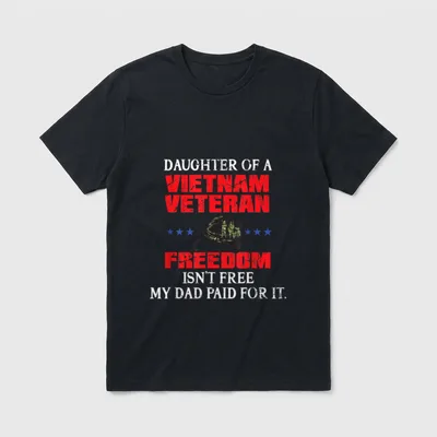 Proud Army Veteran Family T-Shirt – Classic T-Shirt in Black