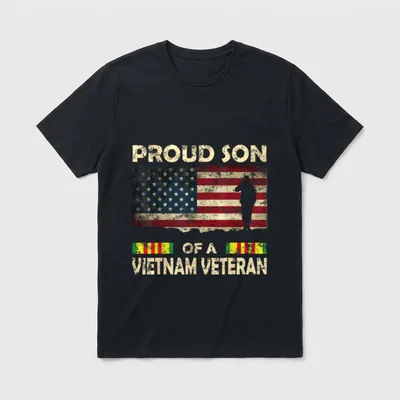 Military Son Patriotic T-Shirt – Classic T-Shirt in Black