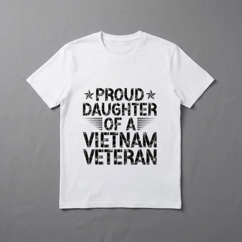 Proud Daughter T-Shirt – Classic T-Shirt in Black