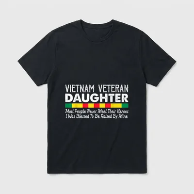 Vietnam Veteran's Daughter T-Shirt – Classic T-Shirt in Black