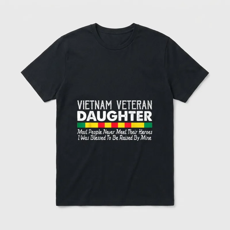 Vietnam Veteran's Daughter T-Shirt – Classic T-Shirt in Black