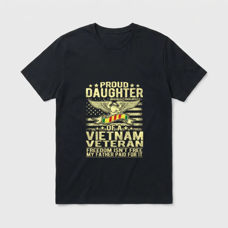Proud Daughter Of Vietnam T-Shirt – Classic T-Shirt in Black