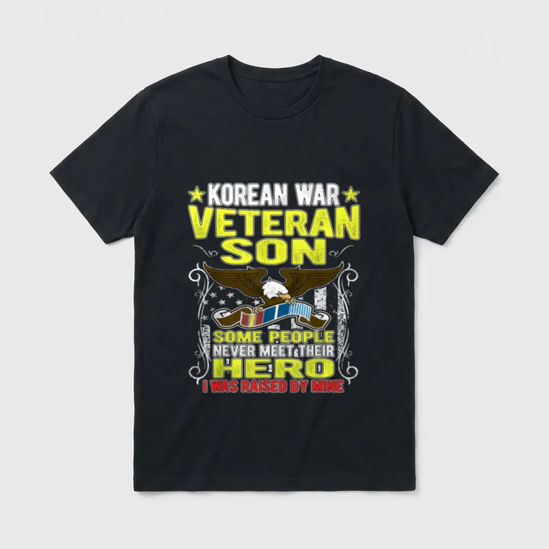 Military Veteran Child Pride T-Shirt – Classic T-Shirt in Black