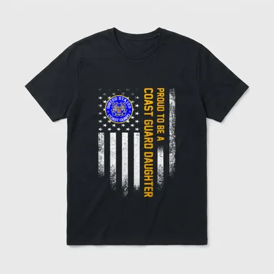 Vintage USA Flag Veteran Family T-Shirt – Classic T-Shirt in Black