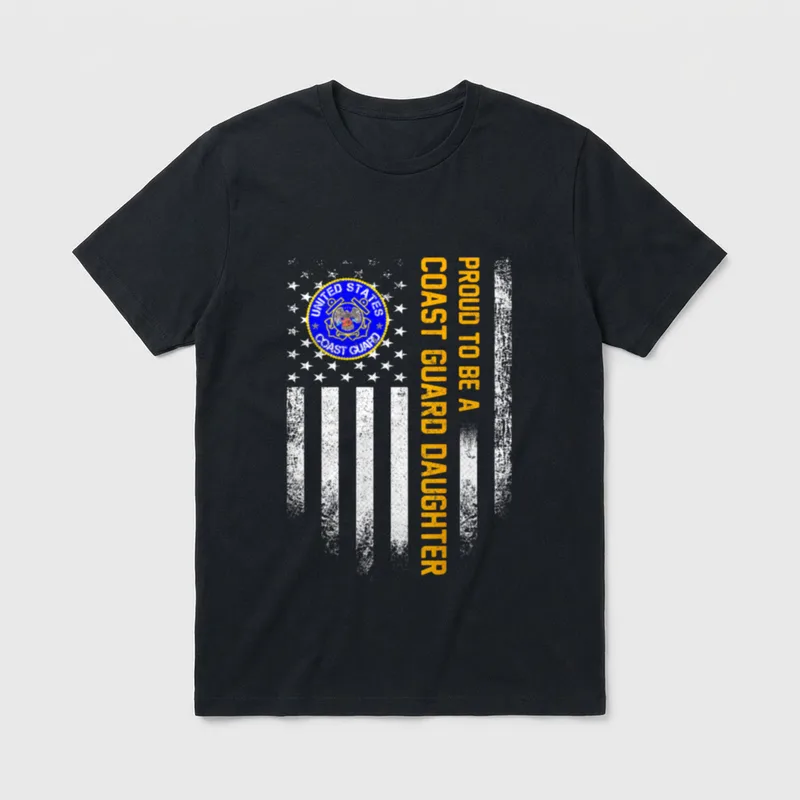 Vintage USA Flag Veteran Family T-Shirt – Classic T-Shirt in Black
