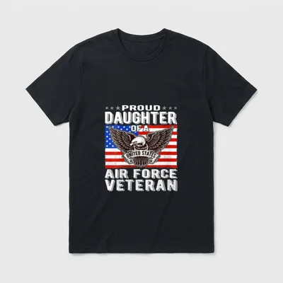 Military Veteran Family T-Shirt – Classic T-Shirt in Black
