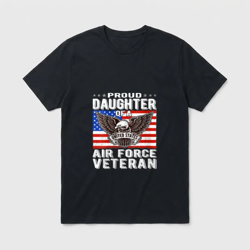 Military Veteran Family T-Shirt – Classic T-Shirt in Black