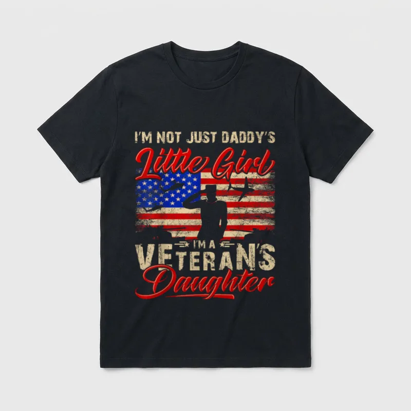 Military Dad's Daughter T-Shirt – Classic T-Shirt in Black