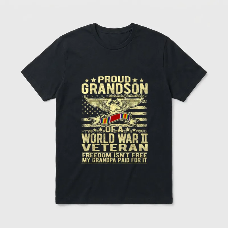 Freedom Isn't Free Military T-Shirt – Classic T-Shirt in Black