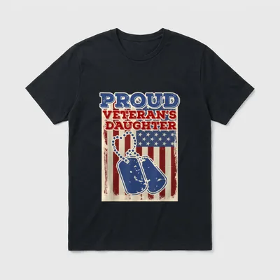 Veterans Daughter Apparel T-Shirt – Classic T-Shirt in Black