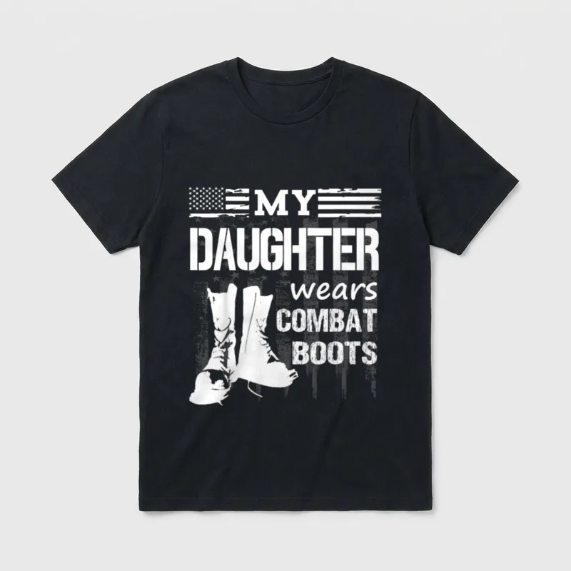 Proud Military Parent Veteran T-Shirt – Classic T-Shirt in Black