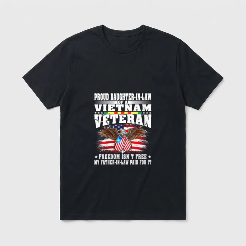 Proud Daughter-In-Law Of Vietnam T-Shirt – Classic T-Shirt in Black