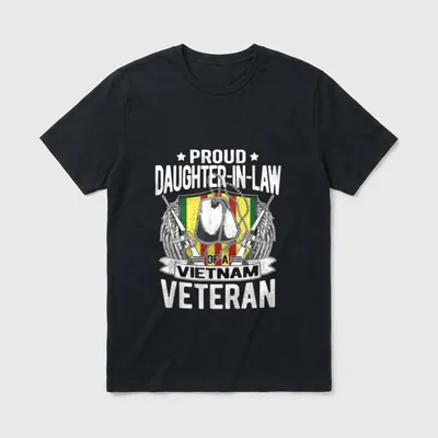 Daughter-In-Law Vietnam Veteran T-Shirt – Classic T-Shirt in Black