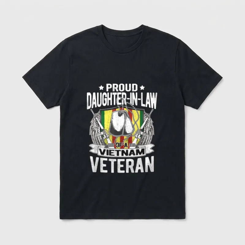 Daughter-In-Law Vietnam Veteran T-Shirt – Classic T-Shirt in Black