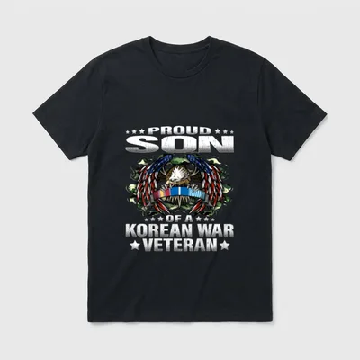 Korean War Veteran's Son T-Shirt – Classic T-Shirt in Black