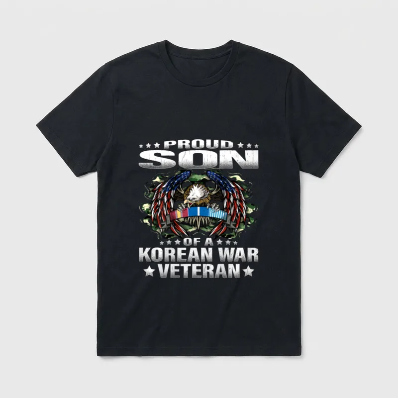Korean War Veteran's Son T-Shirt – Classic T-Shirt in Black