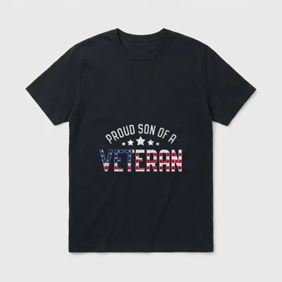 Armed Forces Military Family T-Shirt – Classic T-Shirt in Black