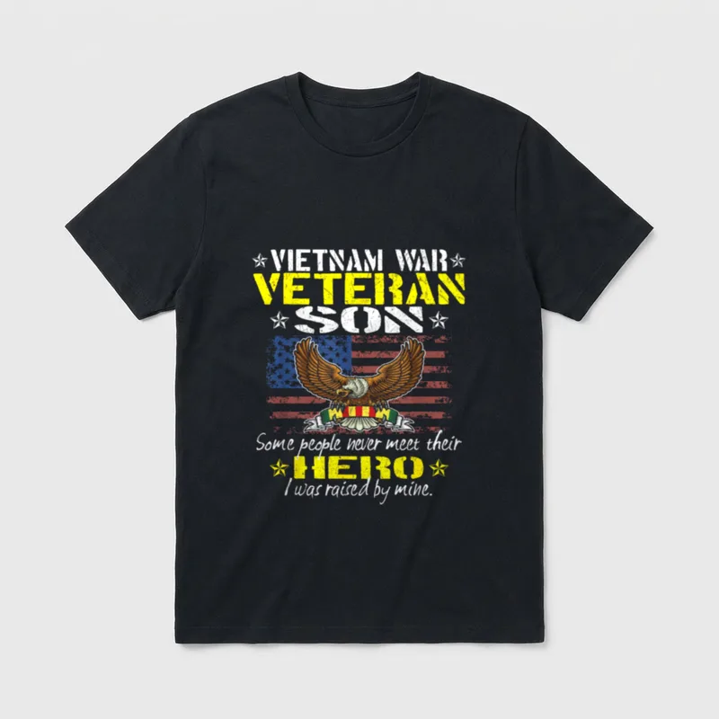Veteran Son Hero T-Shirt – Classic T-Shirt in Black