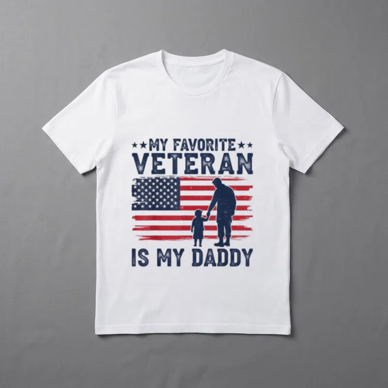 Proud Favorite US Army Daddy Daughter T-Shirt – Classic T-Shirt in Black