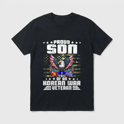 Son of a Korean War Child T-Shirt – Classic T-Shirt in Black