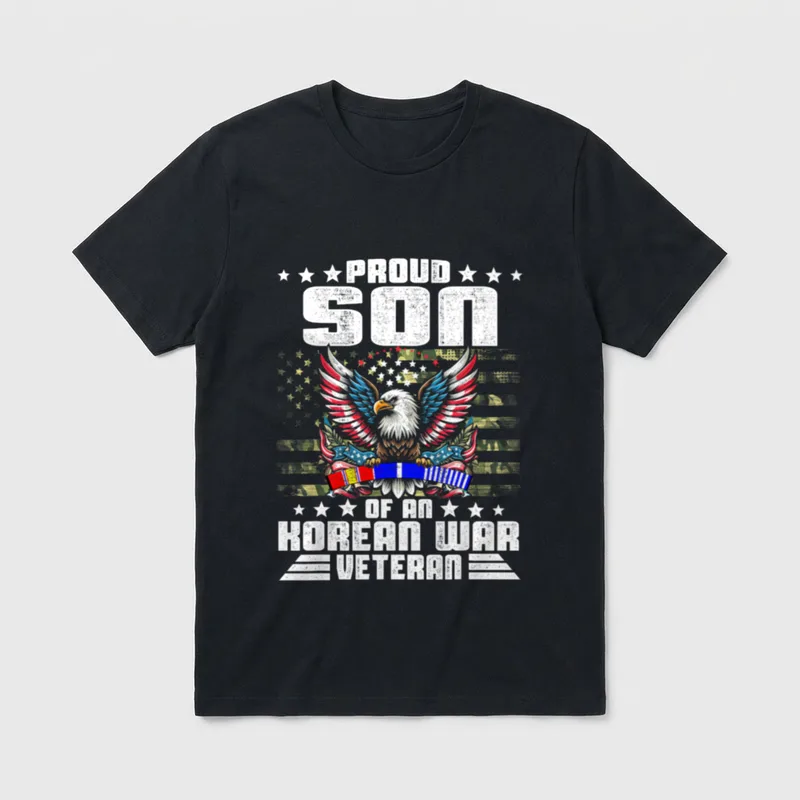 Son of a Korean War Child T-Shirt – Classic T-Shirt in Black