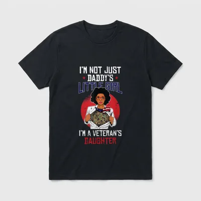 Veteran Daughter Month of the Military T-Shirt – Classic T-Shirt in Black