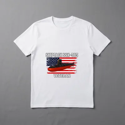 Submarine USS Skipjack SSN-585 Veteran Grandfather T-Shirt – Classic T-Shirt in Black