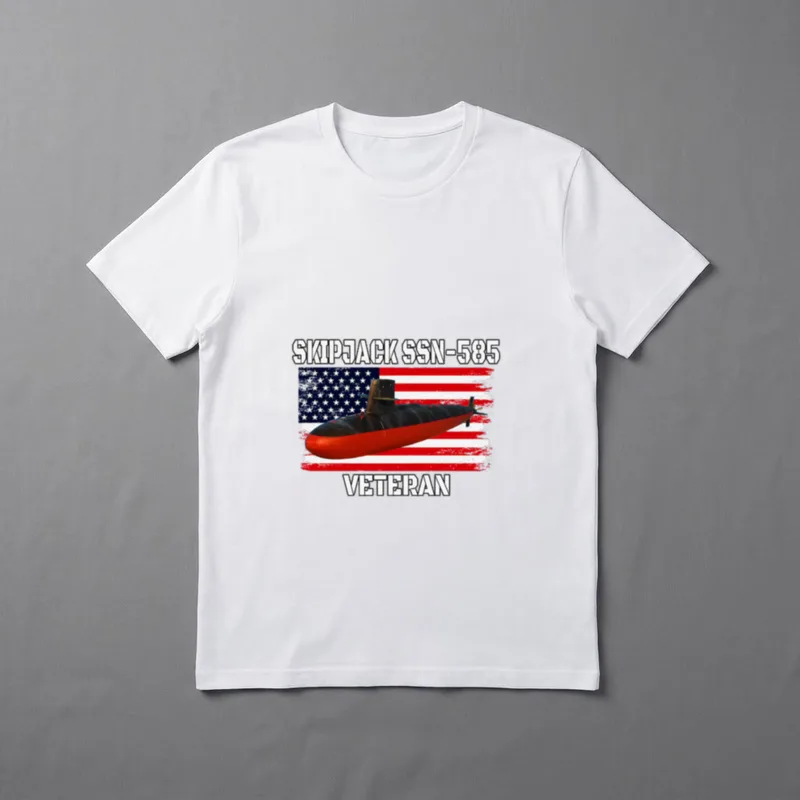 Submarine USS Skipjack SSN-585 Veteran Grandfather T-Shirt – Classic T-Shirt in Black
