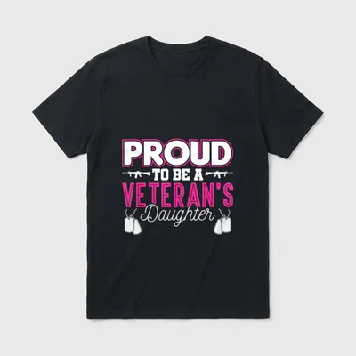 Veteran Proud to Be a Reads T-Shirt – Classic T-Shirt in Black