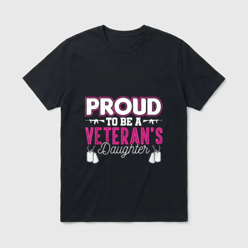 Veteran Proud to Be a Reads T-Shirt – Classic T-Shirt in Black