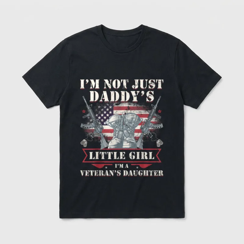 I'm a Veteran's Daughter T-Shirt – Classic T-Shirt in Black