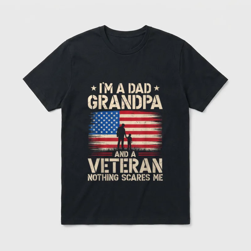 Military Father's Day Dad T-Shirt – Classic T-Shirt in Black