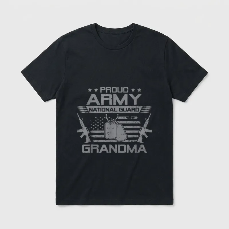 Army National Guard Grandma T-Shirt – Classic T-Shirt in Black