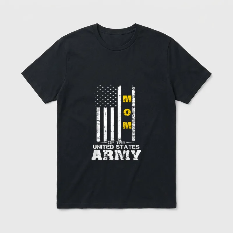 Mom of US Army Veteran T-Shirt – Classic T-Shirt in Black
