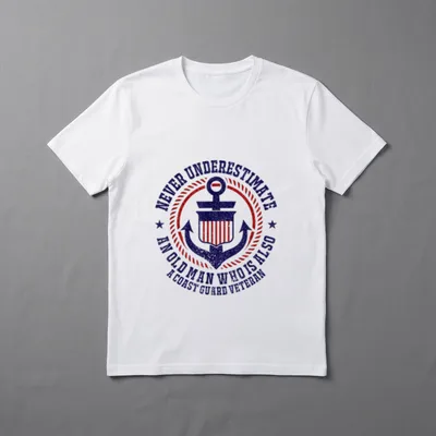 Coast Guard Veteran Retirement T-Shirt – Classic T-Shirt in Black