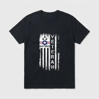 Air Force Retired Veterans T-Shirt – Classic T-Shirt in Black