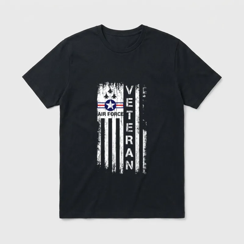 Air Force Retired Veterans T-Shirt – Classic T-Shirt in Black