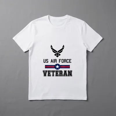 Air Force Veteran Retirement T-Shirt – Classic T-Shirt in Black