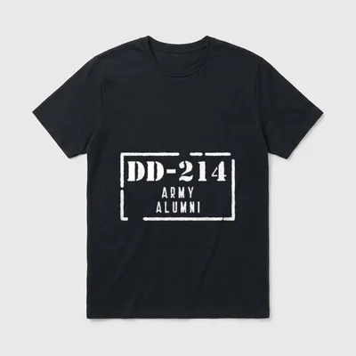 Army Alumni Vintage Retired USA Veteran T-Shirt – Classic T-Shirt in Black