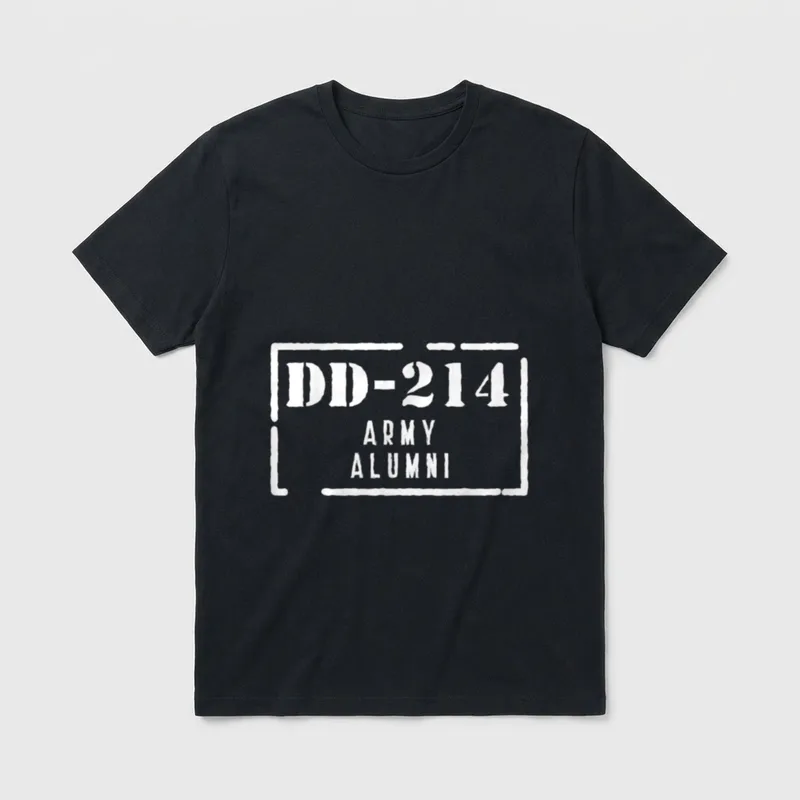 Army Alumni Vintage Retired USA Veteran T-Shirt – Classic T-Shirt in Black