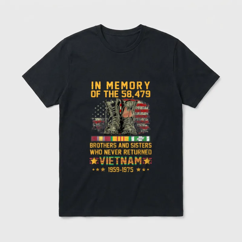 Fallen Soldiers Tribute T-Shirt – Classic T-Shirt in Black