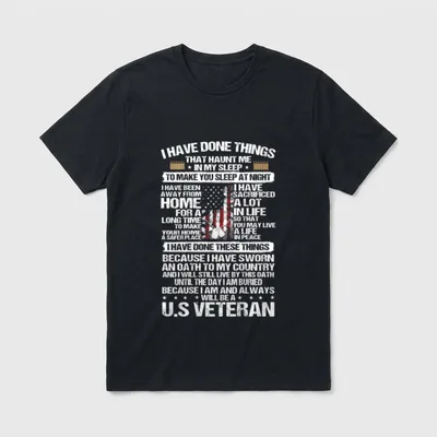 US Veteran Sleep T-Shirt – Classic T-Shirt in Black