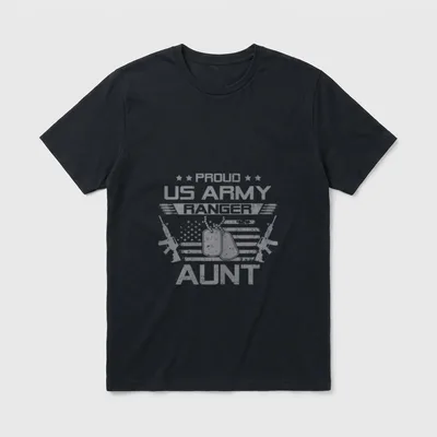 American Military Veteran Proud T-Shirt – Classic T-Shirt in Black