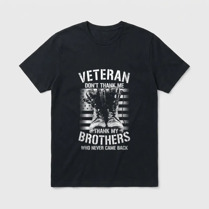 Veteran Don Brothers T-Shirt – Classic T-Shirt in Black