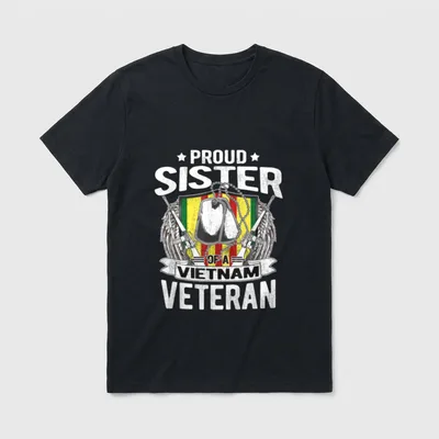 Military Veterans Family Veteran T-Shirt – Classic T-Shirt in Black