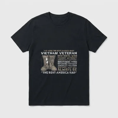 Veteran Brother Hero Proud Army Vietnam T-Shirt – Classic T-Shirt in Black
