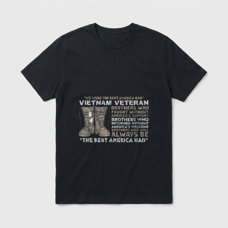 Veteran Brother Hero Proud Army Vietnam T-Shirt – Classic T-Shirt in Black