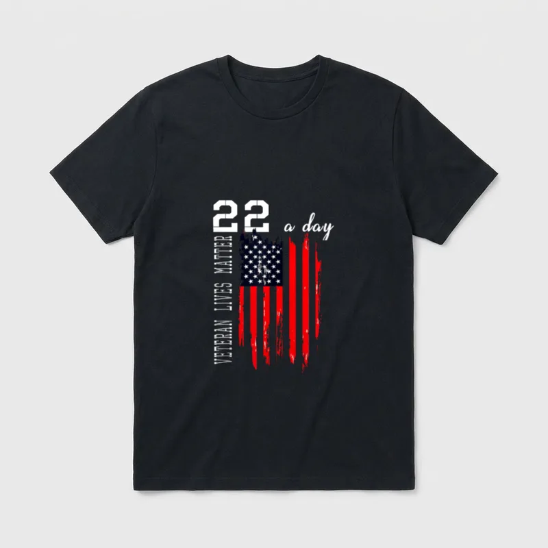 Veteran Suicide Awareness Shirt – Classic T-Shirt in Black